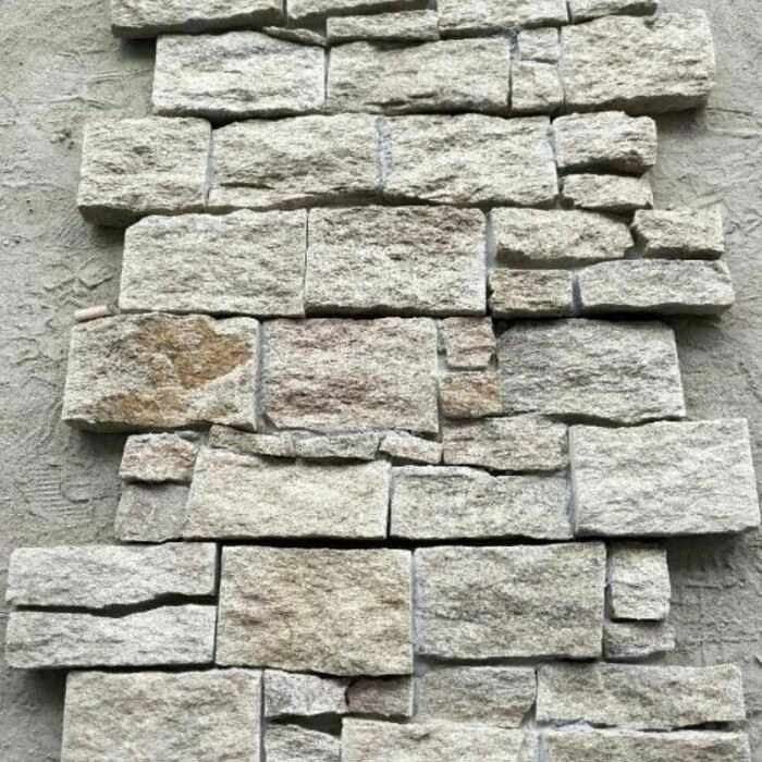 Beige walling stone