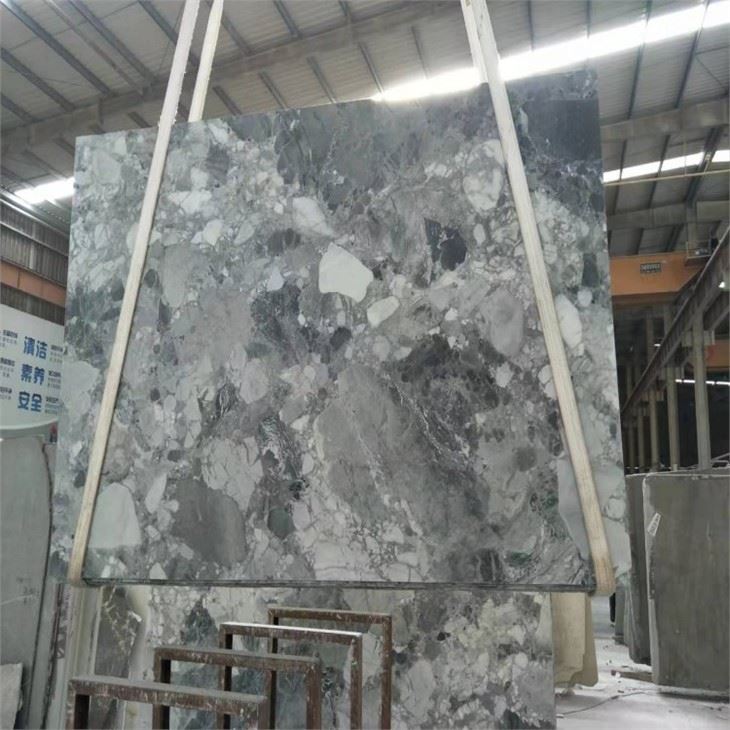 Polished White Chocolate Marble Slab