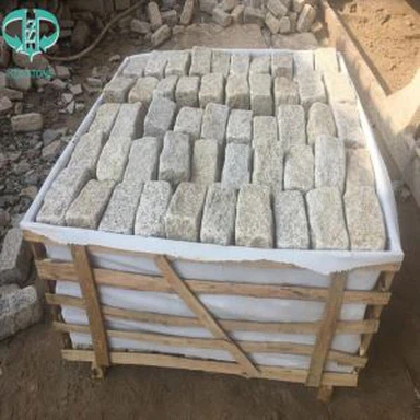 G682 Yellow Cube Stone