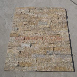 Yellow Tiger Quartzite Panels